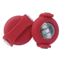 CURLI Luumi LED bezpečnostní světélko na obojek RED