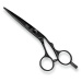 Kasho Silver KSI DLC Black Edition Offset Scissors - profesionální kadeřnické nůžky s DLC povrch