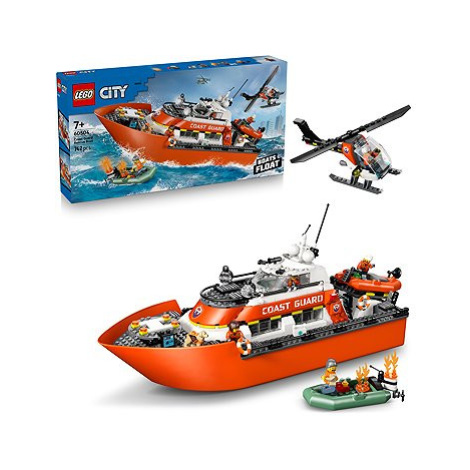 LEGO® City 60504 Záchranný člun pobřežní hlídky a vrtulník