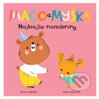 Maco a myška: Najkrajšie narodeniny - Nicola Edwards, Mária Nerádová (ilustrátor) - kniha z kate