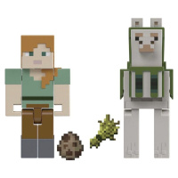 Mattel Minecraft 8 cm figurka dvojbalení Alex and Llama