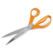 Krejčovské nůžky Fiskars délka 25 cm Varianta: oranžová, Balení: 1 ks