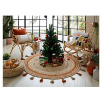 Flair Rugs koberce Kusový koberec Lunara Orange kruh – na ven i na doma Rozměry koberců: 150x150