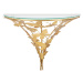 Noční stolek ve zlaté barvě Butterfly – Mauro Ferretti