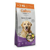 Calibra Dog Premium Line Senior&Light 12+2kg sleva +2 kg zdarma