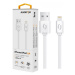 Datový kabel ALIGATOR 2A iPhone lightning 1m, white