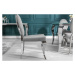 LuxD Designová židle Rococo II šedá - Skladem