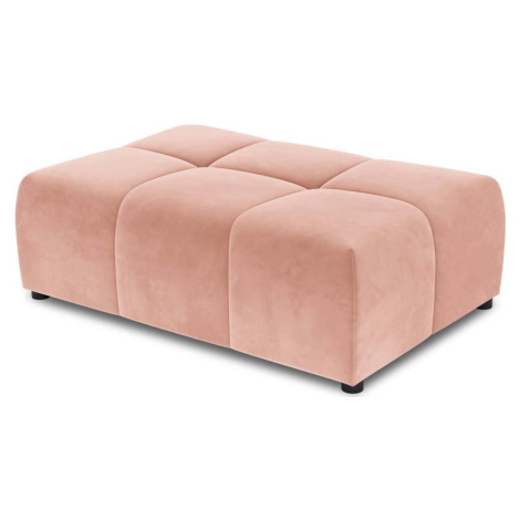 Růžový sametový modul pohovky Rome Velvet - Cosmopolitan Design