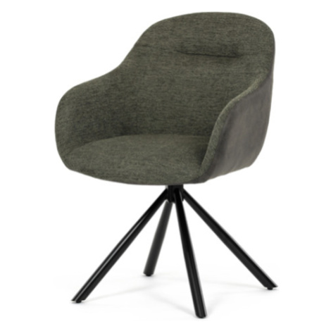 Jídelní židle Autronic zelená Látka DCH-Y1143 GRN2