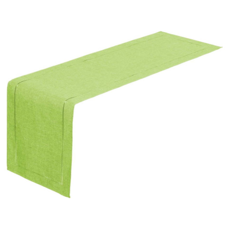Zelené běhouny na stůl