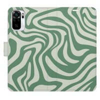 iSaprio Flip pouzdro Zebra Green 02 pro Xiaomi Redmi Note 10 / Note 10S