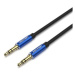 Vention 3.5mm Male to Male Audio Cable 2m Blue Aluminum Alloy Type