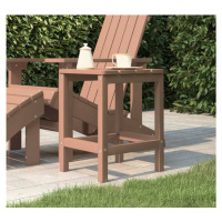 Zahradní stolek Adirondack hnědý 38 x 38 x 46 cm HDPE