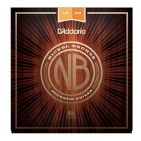 D'Addario NB1256 Nickel Bronze Acoustic Light Top / Medium Bottom