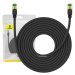 Kabel Baseus Braided network cable cat.8 Ethernet RJ45, 40Gbps, 10m (black)