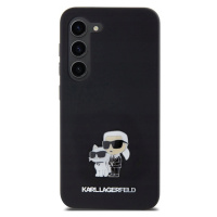 Pouzdro Karl Lagerfeld obal Silicone Karl&Choupette Cover pro Samsung S23