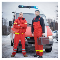 Fotografie Two paramedics at work, Mikael Vaisanen, 40 × 40 cm