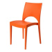 Jídelní židle PARIS oranžová