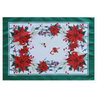 Vánoční dekorační ozdobný ubrousek STAR OF BETLEHEM 32x45 cm Mybesthome