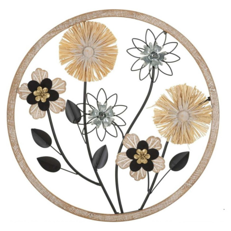 Kovová nástěnná dekorace Floral – Mauro Ferretti