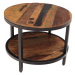 indickynabytek.cz - Kulatý konferenční stolek Retro 60x45x60 z recyklovaného mangového dřeva