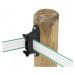 Izolátor k elektrickému ohradníku rohový plochý pro pásku do 40 mm, na hřebík nebo vrut - 10 ks