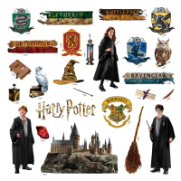 Samolepící dekorace Harry Potter Hogwarts, 30 x 30 cm