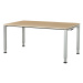 mauser Elegantní výškově nastavitelný stůl, v x š x h 650 - 850 x 1600 x 800 mm, deska s povlake