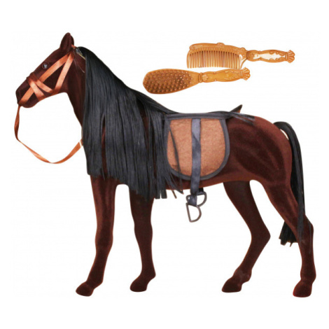 Kůň tmavý 35cm Wiky