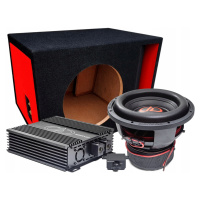 DD Audio DD 712f D2 set Subwoofer 30CM 1500W Rms zesilovač 2000W