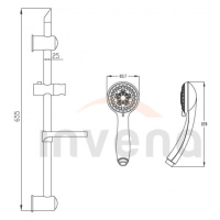 INVENA Sprchový set ESLA AU-94-001-C