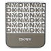 DKNY PU Leather Repeat Pattern Bottom Stripe kryt Samsung Galaxy Z Flip 6 hnědý