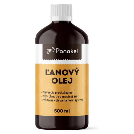 Panakei - Lněný olej pro psy - 500ml