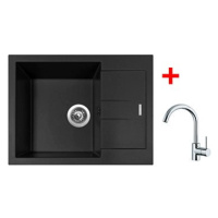 Sinks Amanda 650 Nanoblack + Mix 35