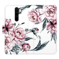 iSaprio flip pouzdro Pink Flowers pro Xiaomi Redmi Note 8 Pro