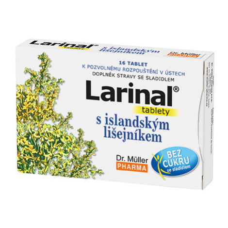 Larinal s islandským lišejníkem Dr.Müller, 16 tablet