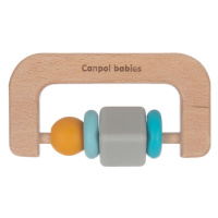 CANPOL BABIES - Kousátko dřevěno/silikonové