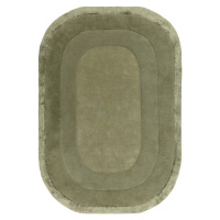 Zelený ručně tkaný koberec s příměsí vlny 160x230 cm Halo – Asiatic Carpets