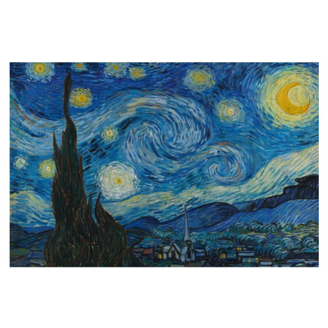 Plakát, Obraz - Hvězdná noc, (91.5 x 61 cm)