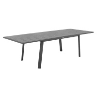 Hliníkový stůl NOVARA 170/264 cm (antracit)
