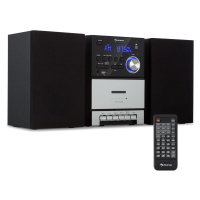 Auna MC-40 DAB, stereo systém, UKW/DAB+, Bluetooth, CD, kazeta, USB, dálkové ovládání