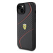 Ferrari hard silikonové pouzdro iPhone 15 PLUS 6.7" black Twist Metal Logo