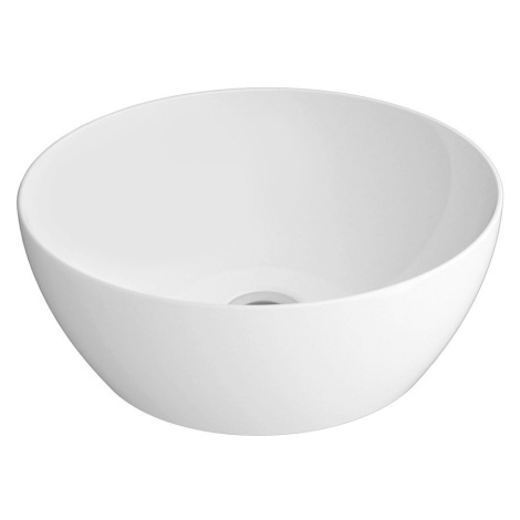GSI PURA keramické umyvadlo na desku, průměr 42cm, bílá ExtraGlaze 885111