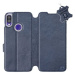 Flip pouzdro na mobil Xiaomi Redmi Note 7 - Modré - kožené - Blue Leather