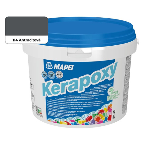 Spárovací hmota Mapei Kerapoxy antracite 10 kg R2T MAPX10114