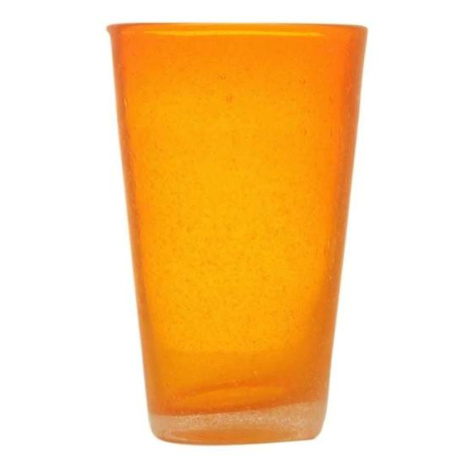 Sklenice na drink skleněná MEMENTO sv.oranžová 13,8cm