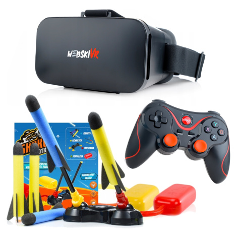 Brýle Vr 3D 360 Stupňů+gamepad+ Pneumatický Raketomet