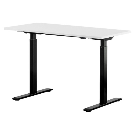Topstar Psací stůl s elektrickým přestavováním výšky, š x h 1200 x 800 mm, deska bílá, podstavec