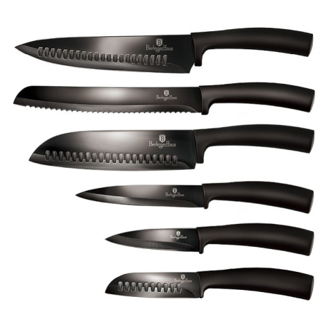 BERLINGERHAUS Sada nožů s nepřilnavým povrchem 6 ks Black Collection BH-2607 Berlinger Haus