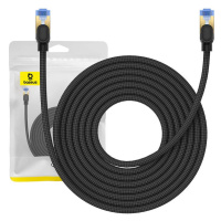 Kabel Baseus Braided network cable cat.7 Ethernet RJ45, 10Gbps, 8m (black)